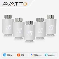 Tuto Tuya Alexa bee3.0 TRV radyatör aktüatör vana, akıllı programlanabilir termostat sıcaklık kontrol desteği Alexa Google ev