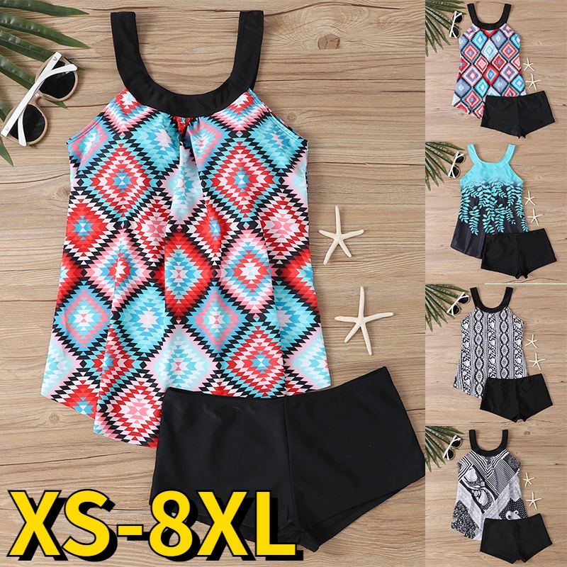 ฤดูร้อนผู้หญิงชุดว่ายน้ำ Beachwear 2ชิ้นชุด Tankini หญิงแฟชั่นเซ็กซี่ Monokini ออกแบบใหม่พิมพ์ชุดว่ายน้ำชุดว่ายน้ำ