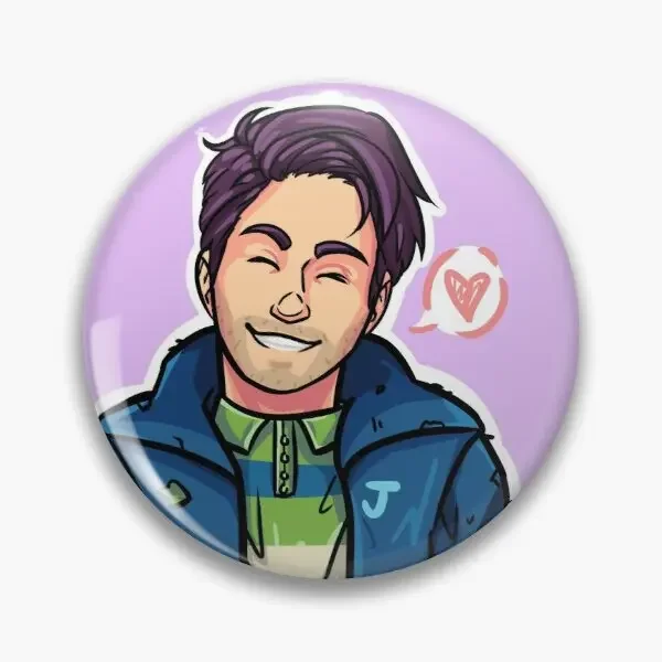 Shane Stardew Valley  Customizable Soft Button Pin Funny Jewelry Cute Metal Creative Lapel  Clothes Lover Cartoon Fashion