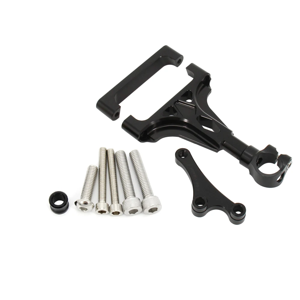 Acessórios amortecedor de direção ajustável z1000 direção estabilizar amortecedores suporte kit motocicleta para kawasaki z1000 z750 2003-2009