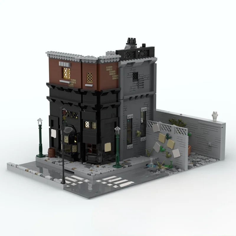 1883PCS MOC Fantasy Magic Academy Model Architecture Facade Realistic Detailed Construction Brick Exhibit Collectible Toy Gift