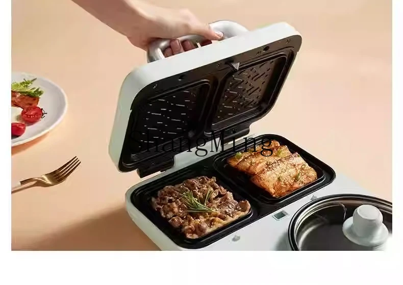 ZYY sandwich breakfast machine double plate timing multi-function four-in-one household small grill