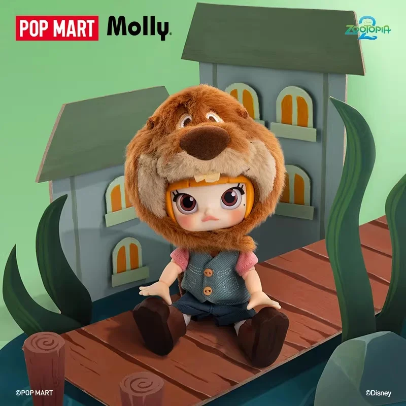 

POPMART Molly Zootopia 2 Series 1/12 Action Figure Blind Box Desktop Ornaments Model Toys Mystery Box Nick Gary Doll Gifts