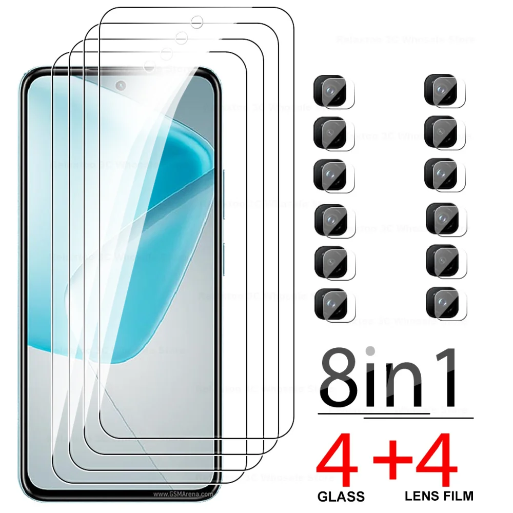 8IN1 HD Tempered Glass For Infinix Hot 50i Screen Protector Hot50i Camera Film For Infinix Hot 50 Pro Hot50 4G Protective Glass