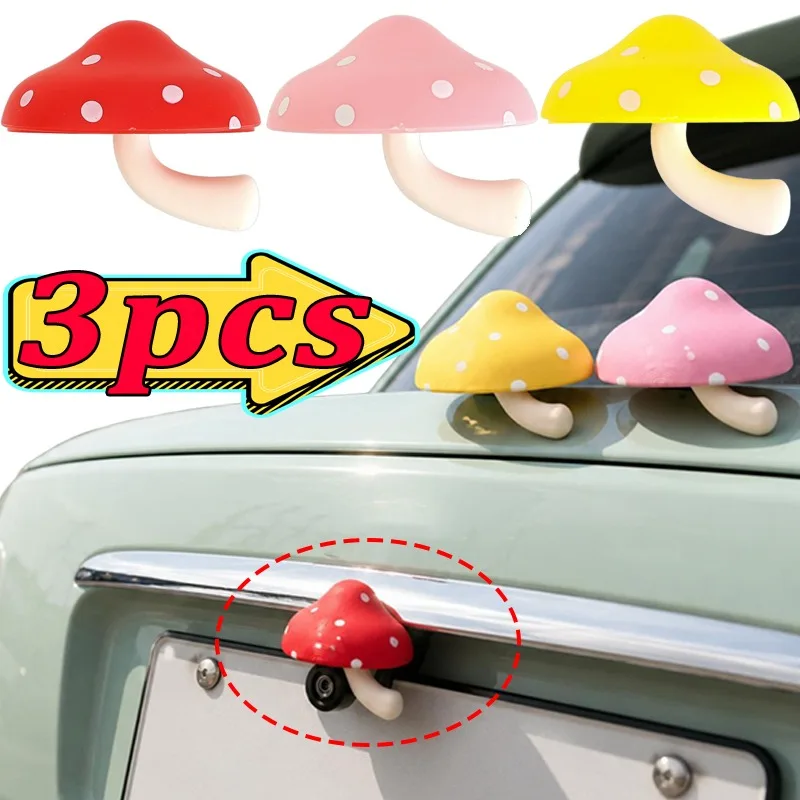 Waterproof Car Rear View Camera Rain Camera Protector Sun Visor Anti‑Glare Rear Cute Mushroom‑Shape Hood No‑Drill Installation