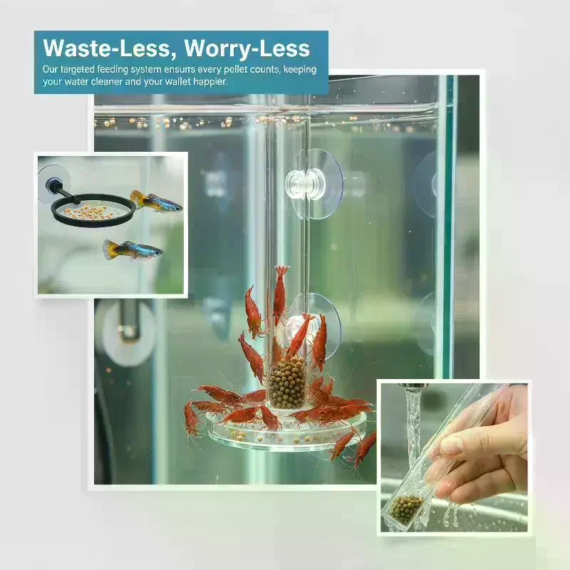 Telescopic Fish Tank Feeding T - огляд і ціна Aquarium Plant Nutrients