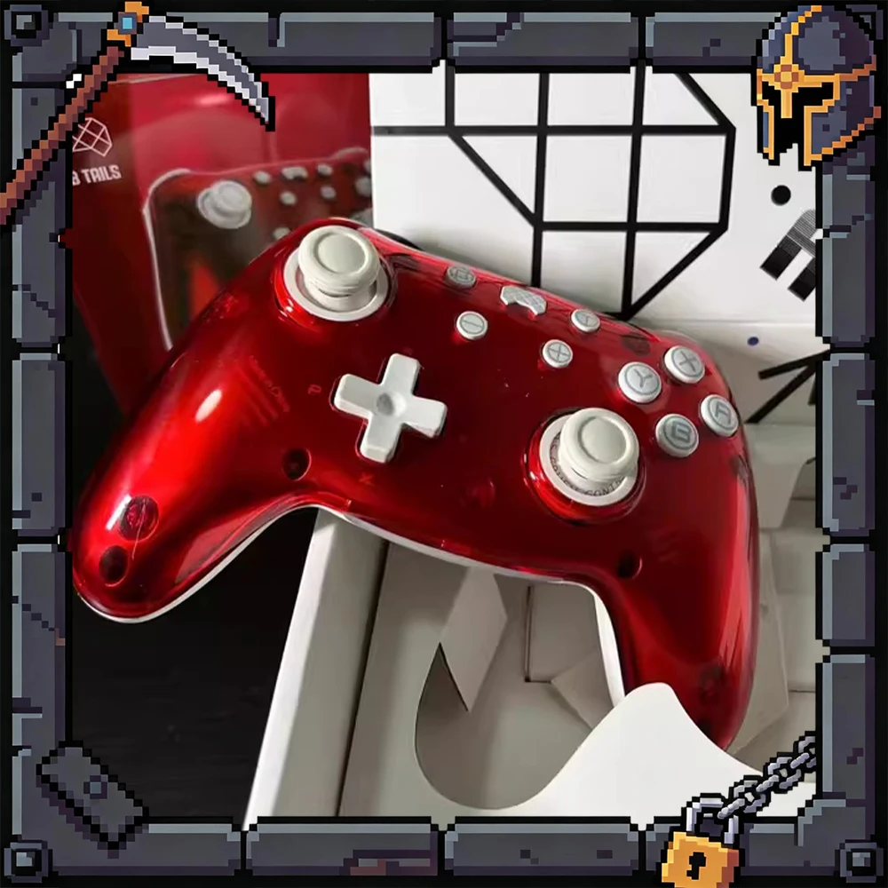 

Беспроводные Bluetooth-геймпады PB TAILS CRUSH Sapphire, совместимые с Windows, Switch, Steam, Android, iOS/MAC, игровые контроллеры.