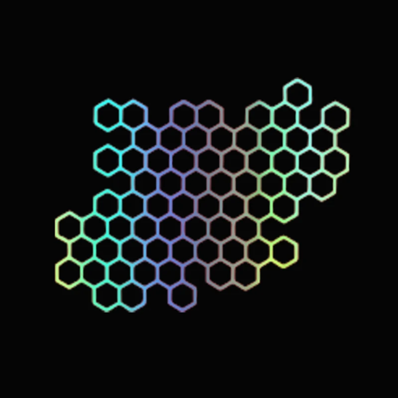 Motorcycle Sticker Honeycomb Helmet Decals Stickers Helmet Decal Waterproof Stickers Motorcycle Decals Bumper Creative Sticker