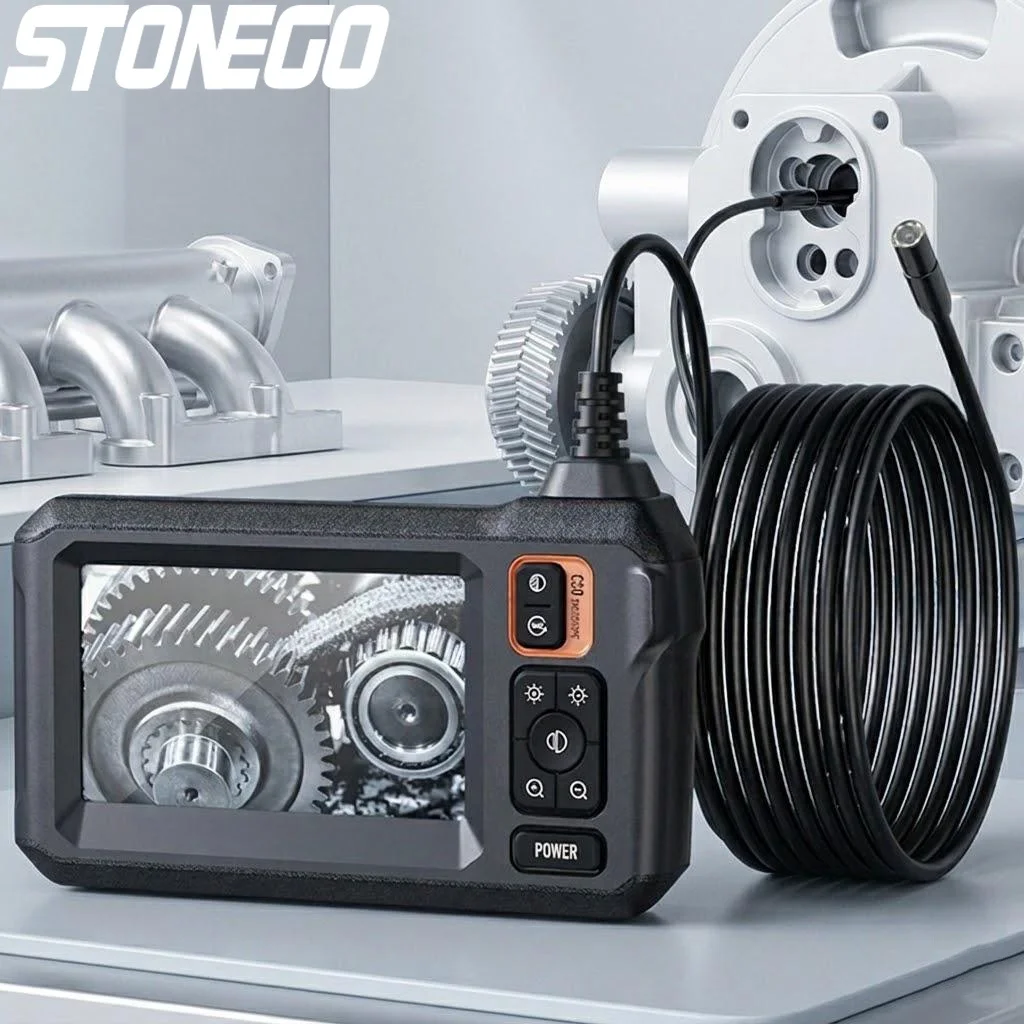 

1080P WiFi Endoscope 4.3 Inch Display Dual Head Auto Inspection Tool 2600mAh Battery 1/5/10m Cable