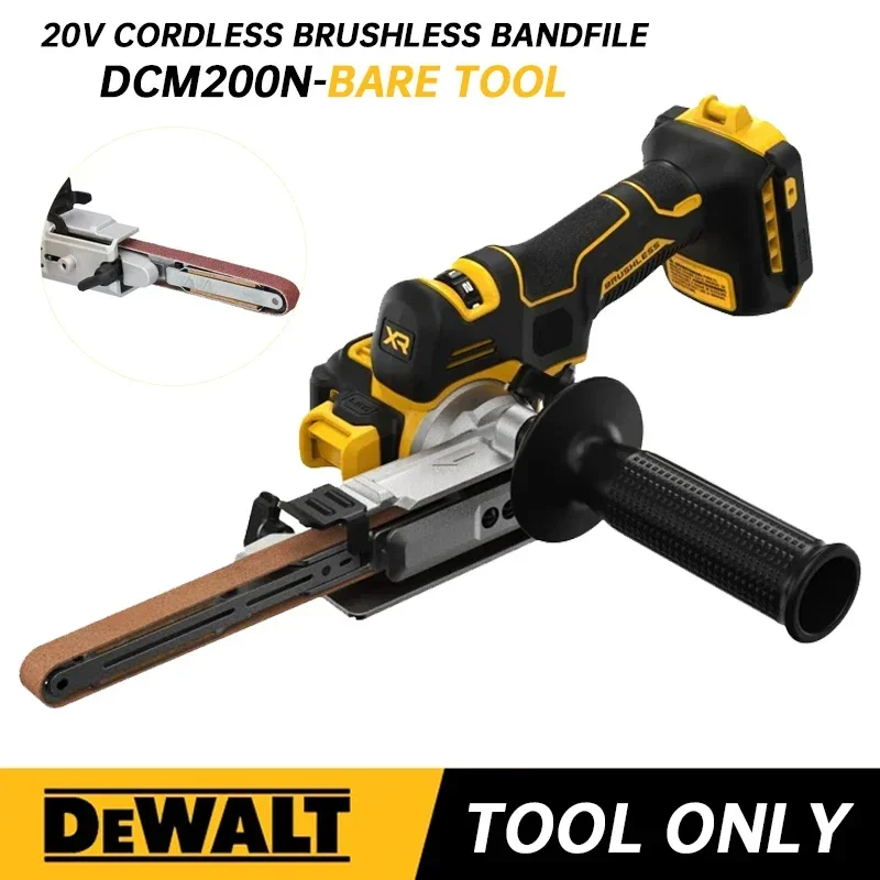 DEWALT DCM200 Brushless Cordless Bandfile Belt Sander Shifting 20V MAX High Power Multifunctional Dewalt Power Tools DCM200N