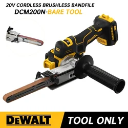 DEWALT DCM200 Brushless Cordless Bandfile Belt Sander Shifting 20V MAX High Power Multifunctional Dewalt Power Tools DCM200N