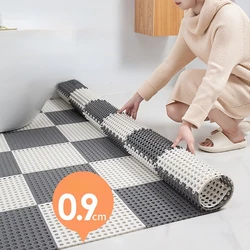 Shower Room Toilet Floor Mat Bathroom Non-Slip Mat Hollow out Stitching Water-Proof Bath Foot Mat Swimming Pool Home