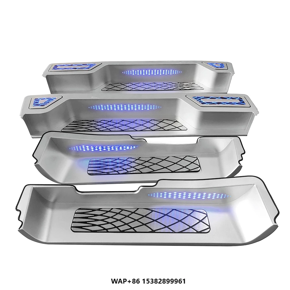 

Car Accessories Stainless Steel Welcome Foot Pedal Vito Modification Customized Led Car Logo Light for Benz Vito Viano W447 V260