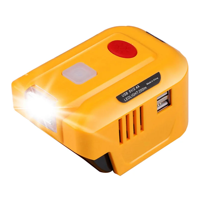 

ABJI-For 20V 18V Lithium Battery 220V Portable Inverter Power Station 150W Inverter Generator With LED Light USB