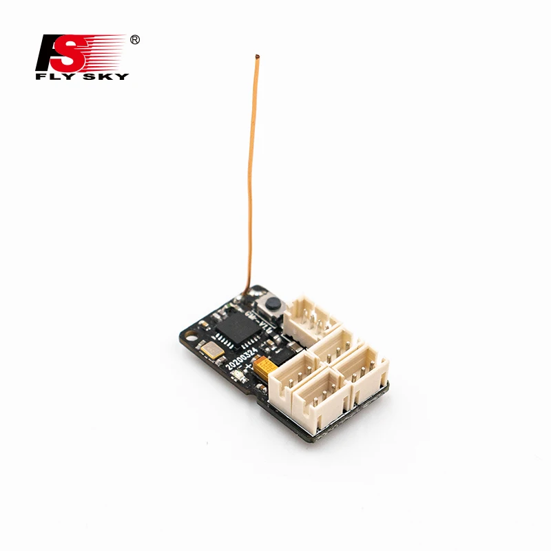 FLYSKY-receptor de microcontrol para coche y barco, piezas de bricolaje, GMR 2,4G, 4 canales, AFHDS3, PWM 3,5-9V para FLYSKY PL18 NB4, transmisor remoto