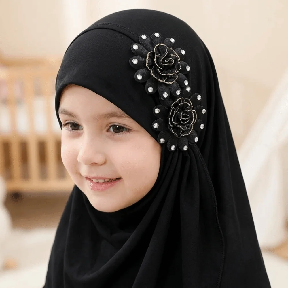 Fashion Solid Flowers Children - Ethnic Fashion Girls 评论和价格