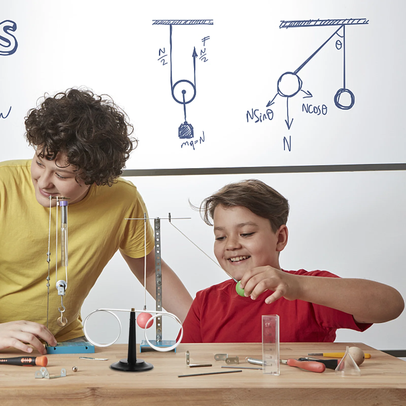 

1 set 1 Set Physics Experiment Equipment Lenz' Law Apparatus For Middle School Lab Teaching Demo Student Physics Science Tool