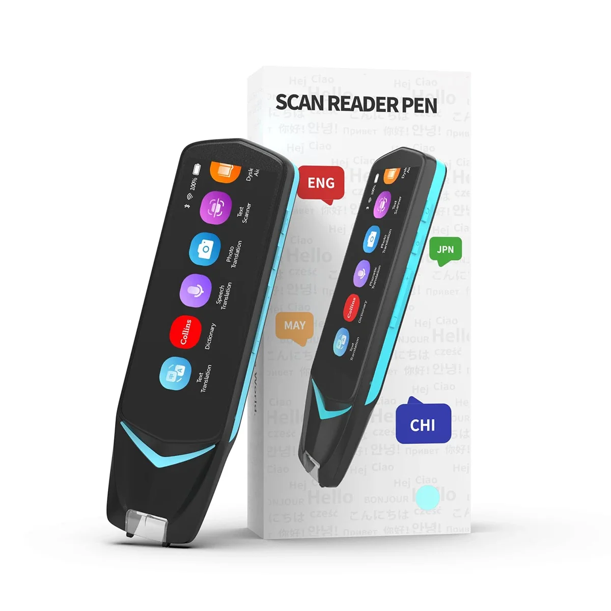 

Scan Reader Pen 4 Collins Dictionary Built-in Scanner Text to Speech Device Translation Pen Photo Translation Dictionay Pen