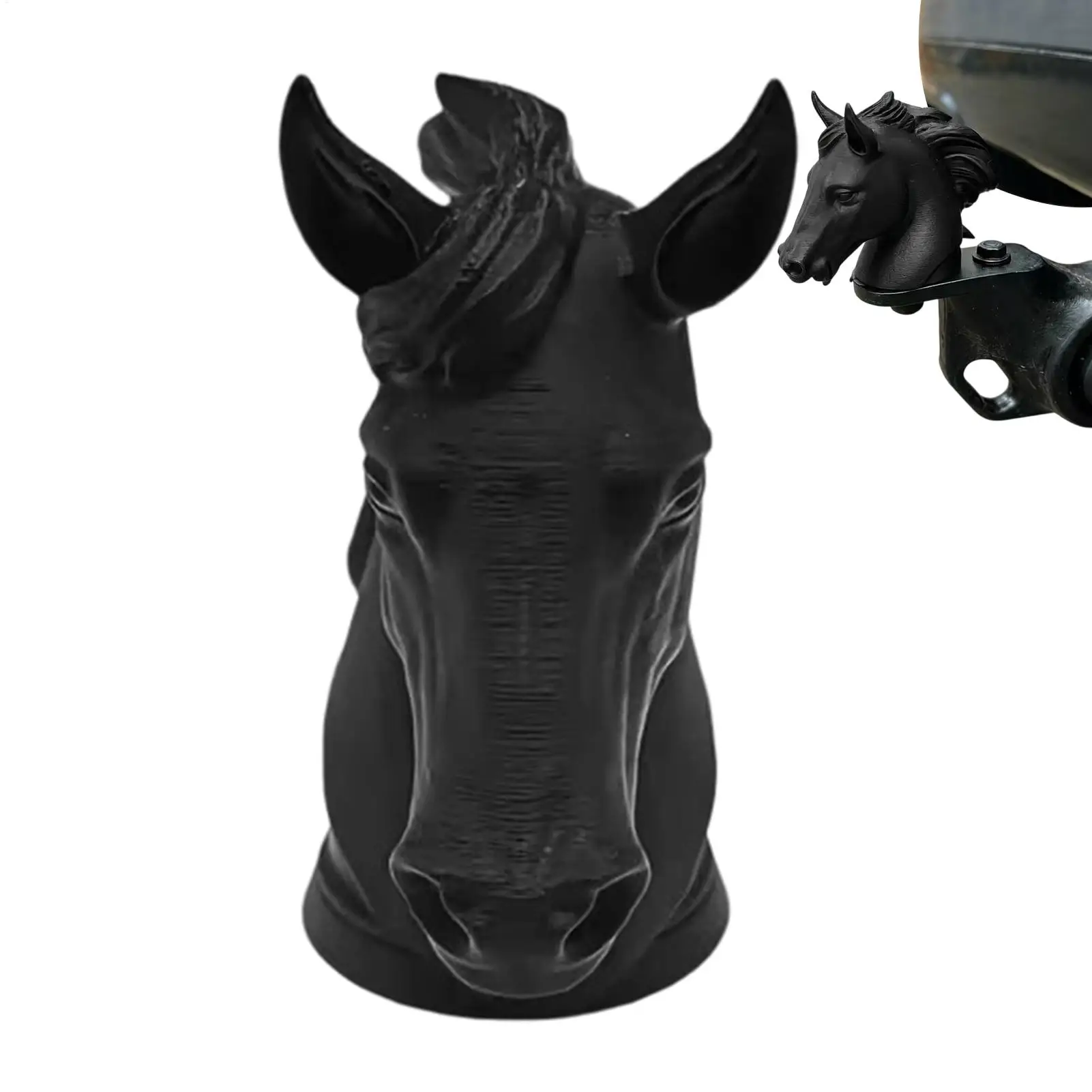 Hitch Ball Cover 3D Printed Dustproof Horse Shape Tow Ball Cover Trailer Coupling Cap Towing Hitches Cover for Caravan RV SUV