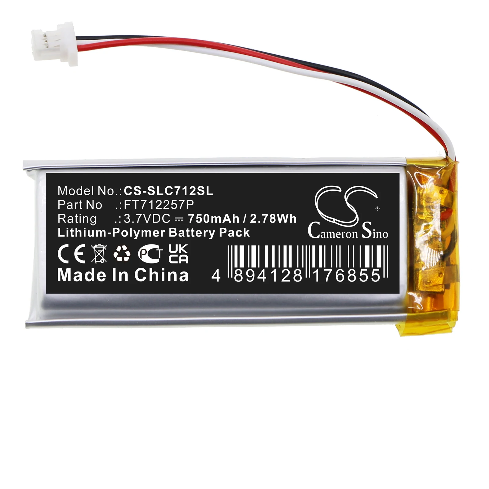 Cameron Sino 750mAh Battery For SteelSeries Nimbus Controller  Stratus Duo FT712257P