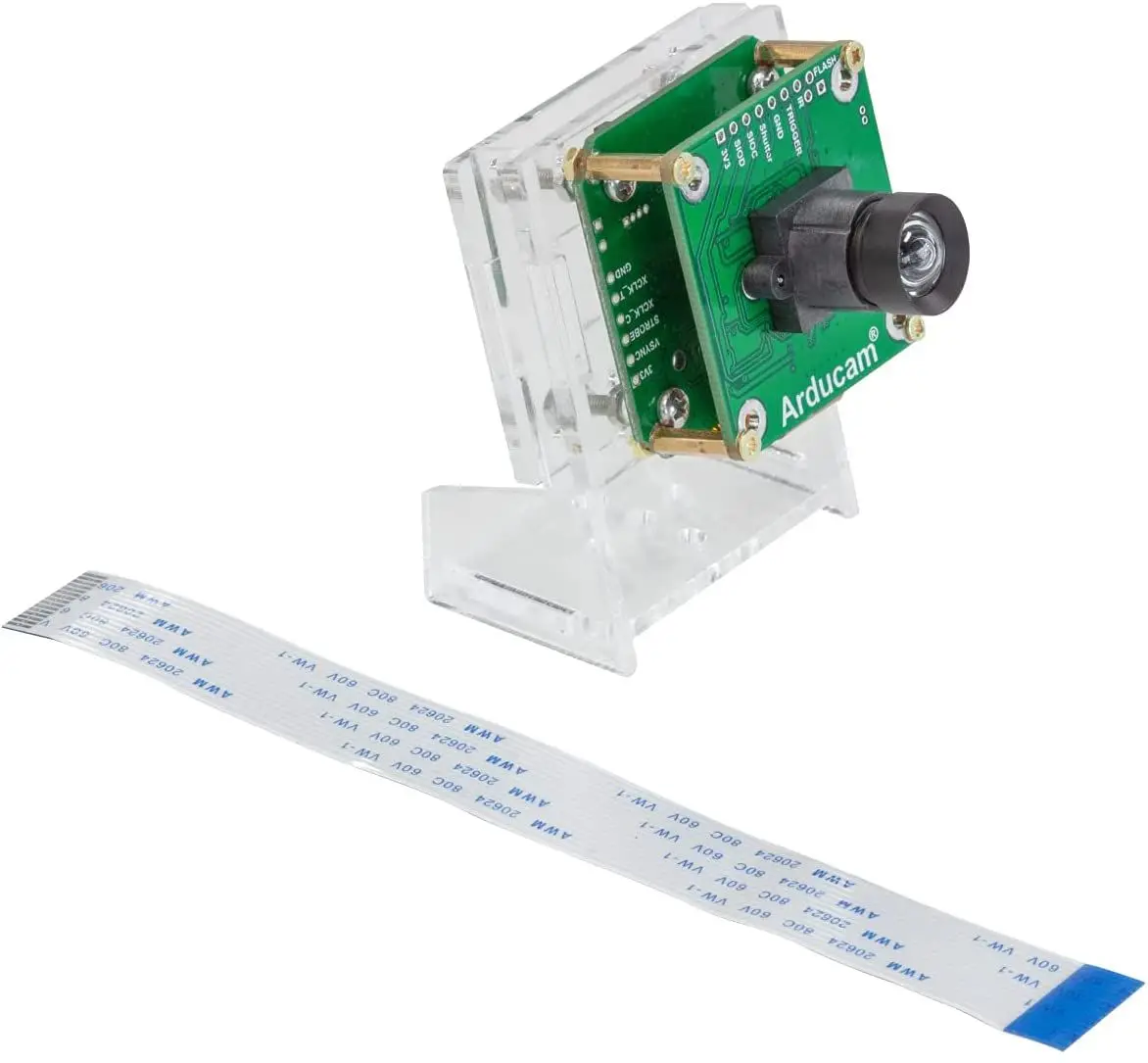 Arducam Full HD Color Global Shutter Camera for Raspberry Pi, 2.3MP AR0234 Wide Angle Pivariety Camera Module