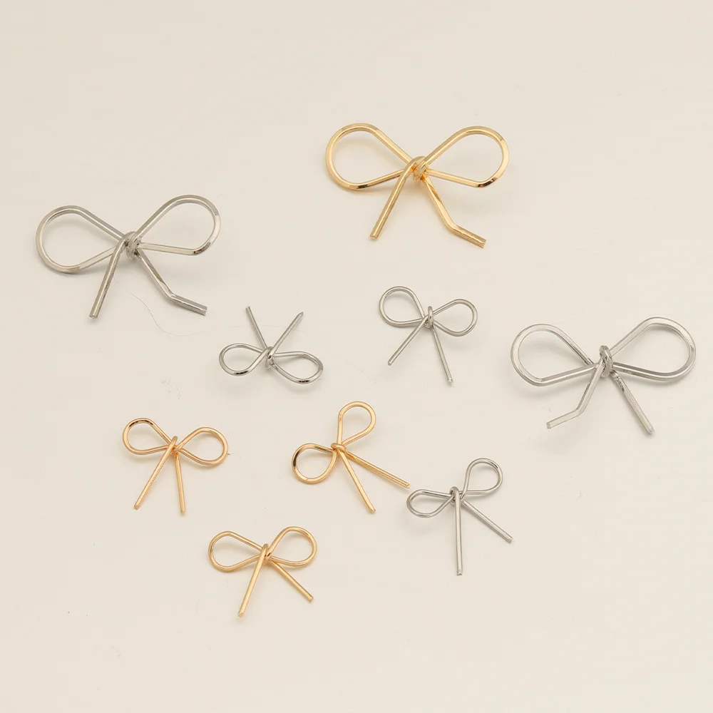

Cordial Design 100Pcs Jewelry Findings & Components/Copper Pendant/Charms Accessories/DIY Hand Made/Bowknot Shape #194452
