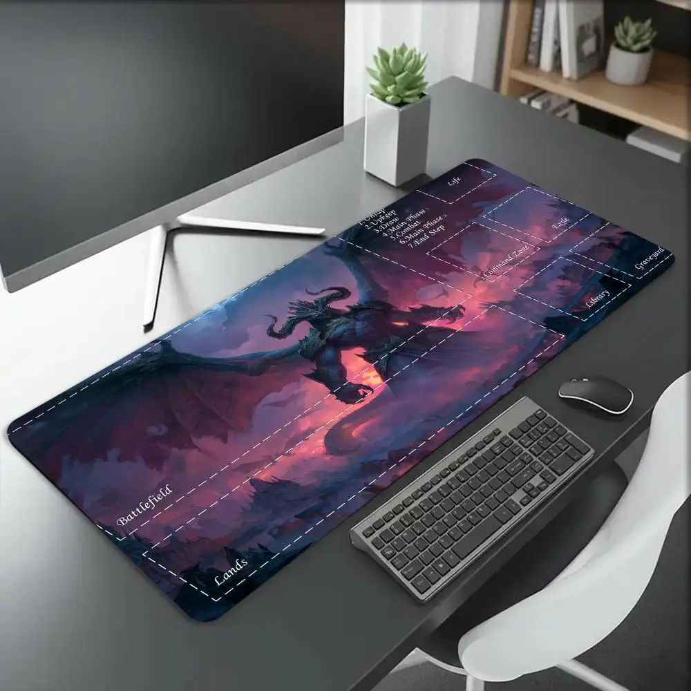 

Chess and Cards E-sports Game mat Large Rubber Anti-slip PC Desk Accessories Mousepad for Office Gamer Keyboard Decor Mat