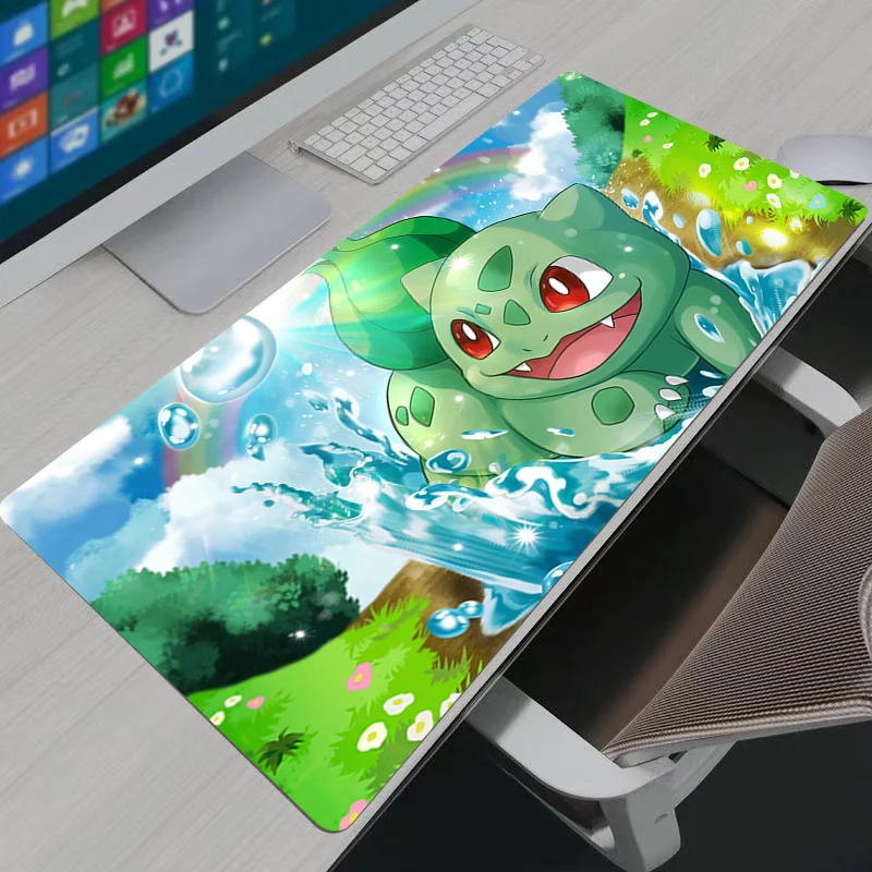 Kawaii Mouse Pokemon Pikachu Pad Anime Cute Girl Gabinete Gamer Computer Desk Mat Keyboard Gaming Accessories Mousepad