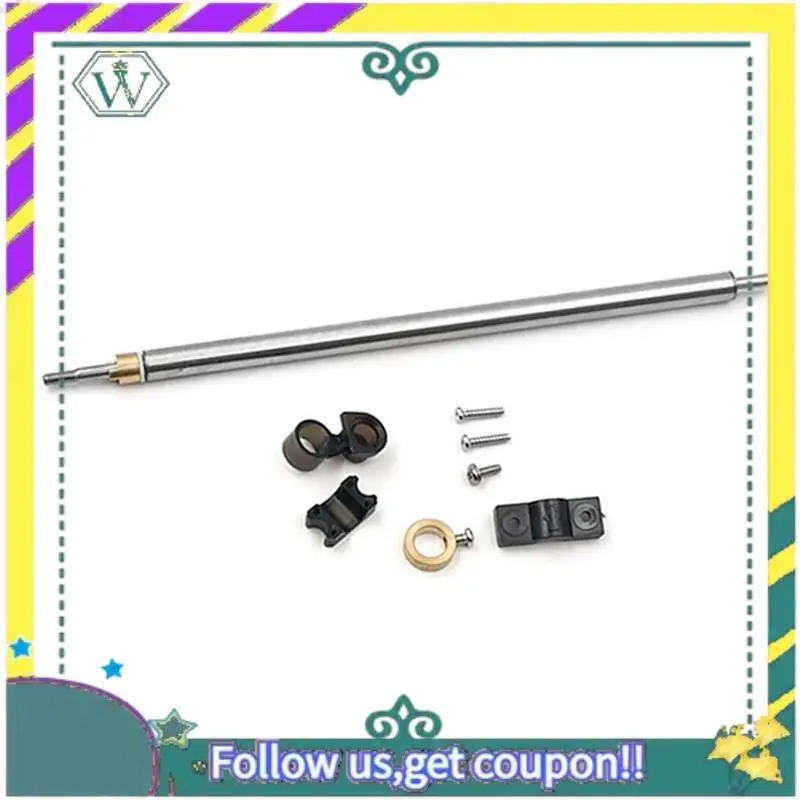

(New) 4X FT011-12 Steel Tube Pipe Assembly Metal Shaft Spare Parts Component For Feilun FT011 RC Boat Speedboat Accessories