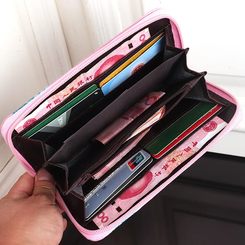 Hatsune Miku Coin Purse Kawaii Female Pu Leather Wallet Card Holder Cartoon Student Wallets Storage Bag Card Package Gifts