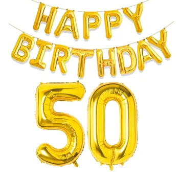15個金色生日快樂數字鋁箔氣球,適合兒童、成人派對裝飾,男孩女孩適用,數字包括10歲、18歲、20歲、25歲、30歲、35歲、40歲、50歲、60歲。 8 最佳銷售 30歲生日快樂 - №4