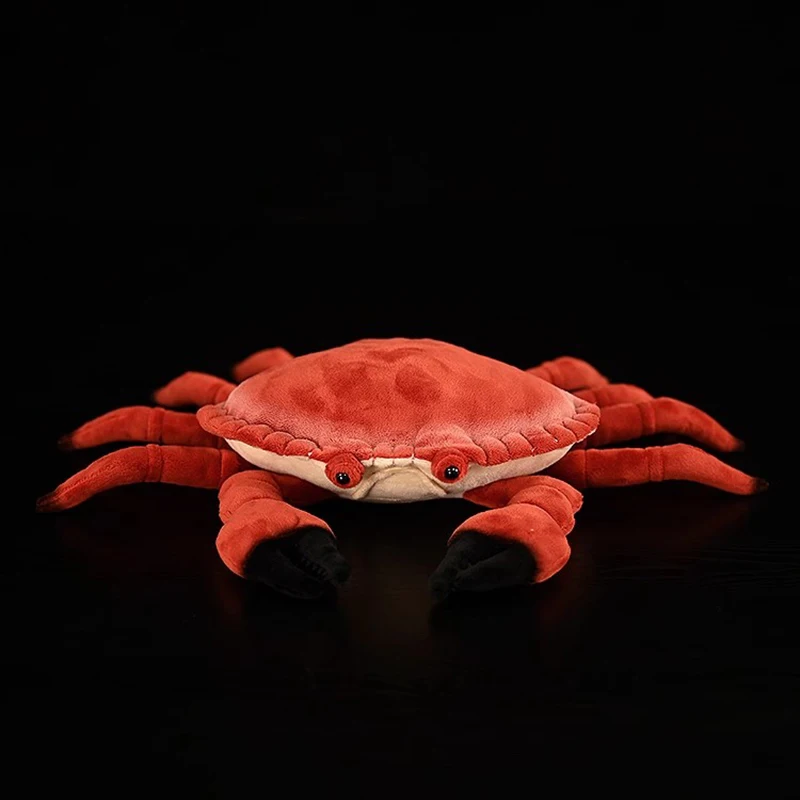 Realistic Edible Crab Stuffed Animals Toys Soft Crustacean Crabs Plush Toy Christmas Gifts For Kids