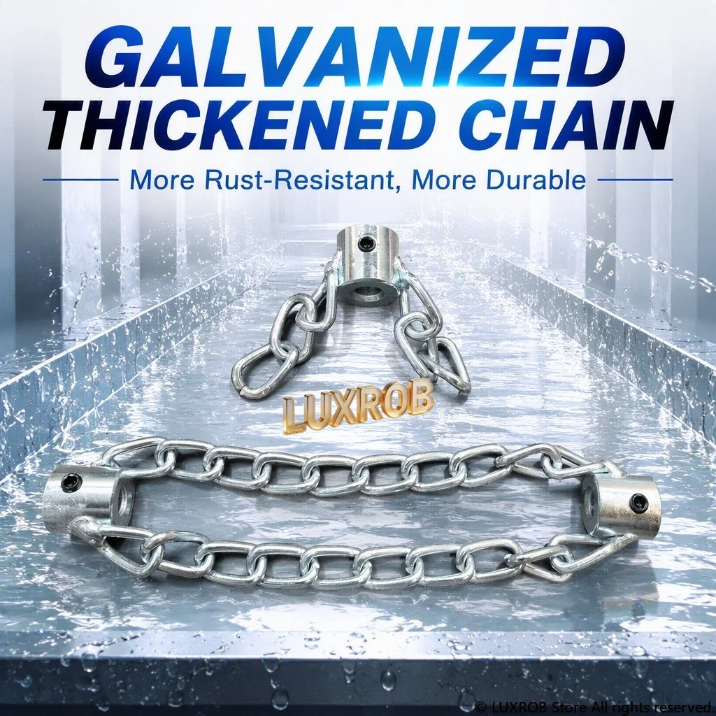 10M High Pressure Drain Cleaning Hose,8mm Solid Soft Shaft,Galvanized Thickened Chain,26MPa Sewer Pipe Dredging Tool Kit - view 4