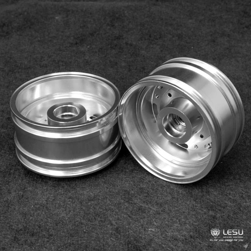 LESU Trailer Metal Front Wheel Hub A For 1/14 RC DIY Tamiyay Model Tractor Truck Outdoor Toys TH13089