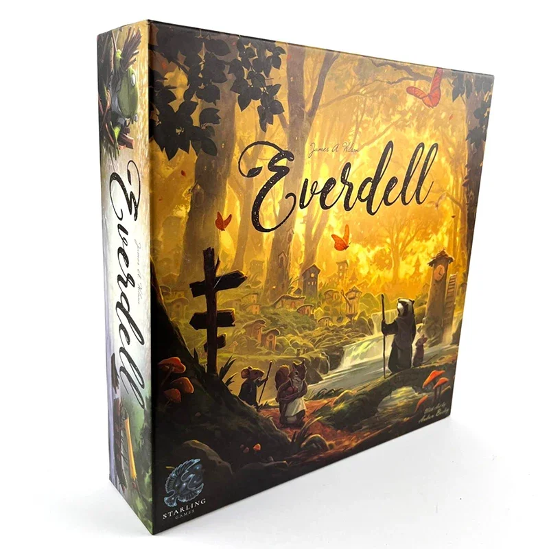 

Настольная игра Everdell and My Lil Everdell в европейском стиле для соревновательных стратегии и зданий для взрослых и семьи