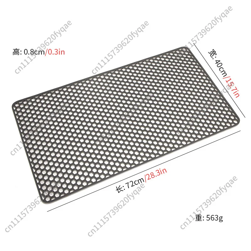 Silicone countertop kitchen daily hollow sink pad bottom scratch-proof multi-functional non-slip pad high temperature drain pad