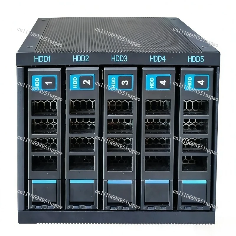 For 5 Reels Hot Swappable Module 3 Optical Drive Hard Disk Cage with Back Plate SATA Chassis Rack