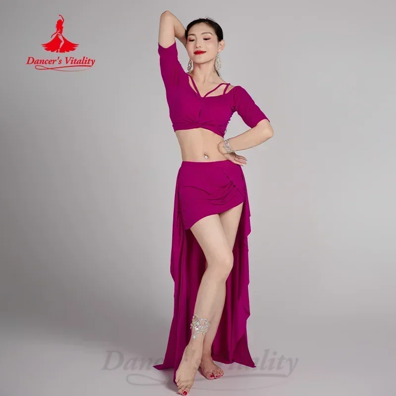 BellyDance Costume for Women Elegant and Comfortable Practice Set Girls Oriental Belly Dancing Professional Training Clothes