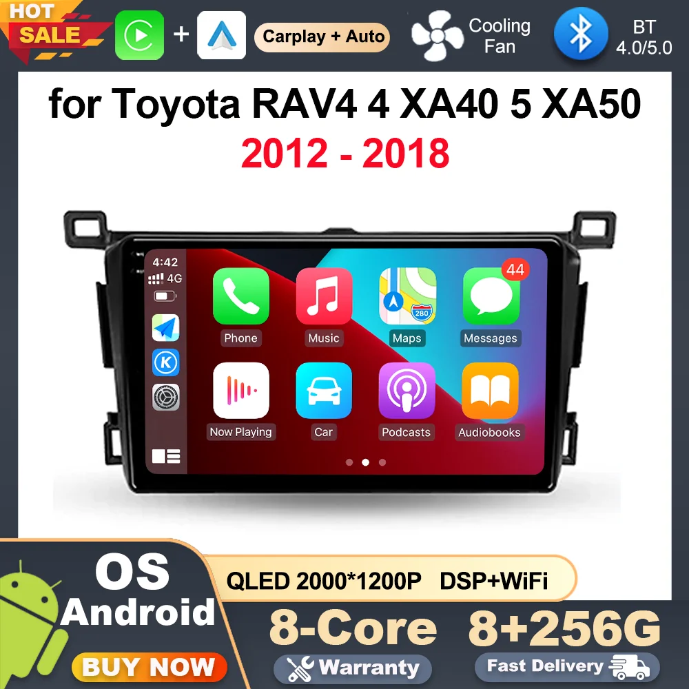

Android Intelligent System 9 '' RHD for Toyota RAV4 4 XA40 5 XA50 2012 - 2018 Car Radio Multimedia Player GPS Navi Touch Screen