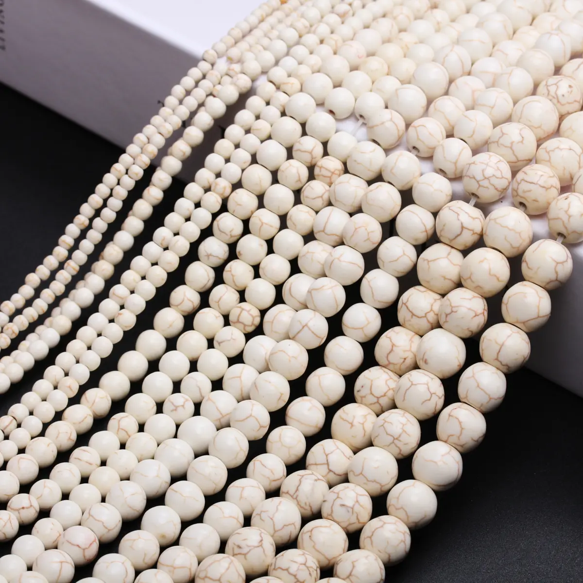 

About30/40/50/60/80Pcs 3-10mmBracelet Necklace Pendants For DIY Wholesale Earrings Round Natural Stone Handmade Beading Material
