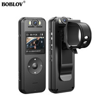 BOBLOV A27 2K 64G Body Worn Camera WiFi Body Camera Video Recording Camcorder 180°Rotatable Lens Mini Body Cam Ride Cam