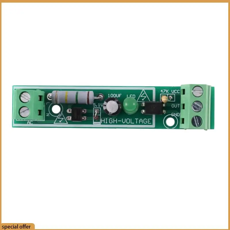 A68Z 10PCS AC 220V Optokoppler Isolation Modul Spannung Detektor Bord TTL 3-5V SCM Prüfung für Mikrocontroller Adaptive PLC