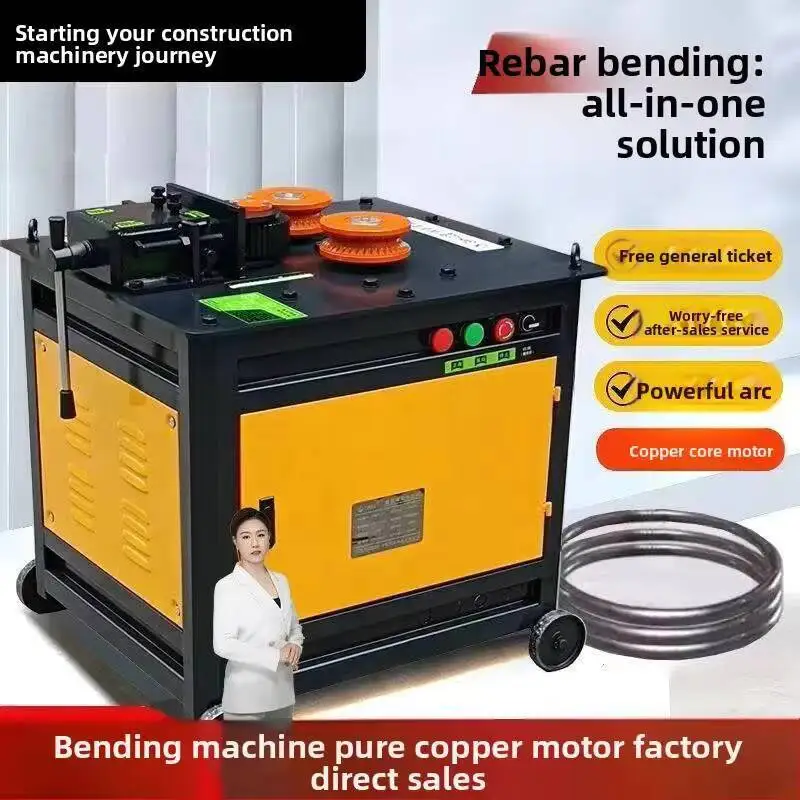 

2026 Portable Square Tube Bending Machine Customized Voltage 220V/380V/415V Round Steel Pipe Bender