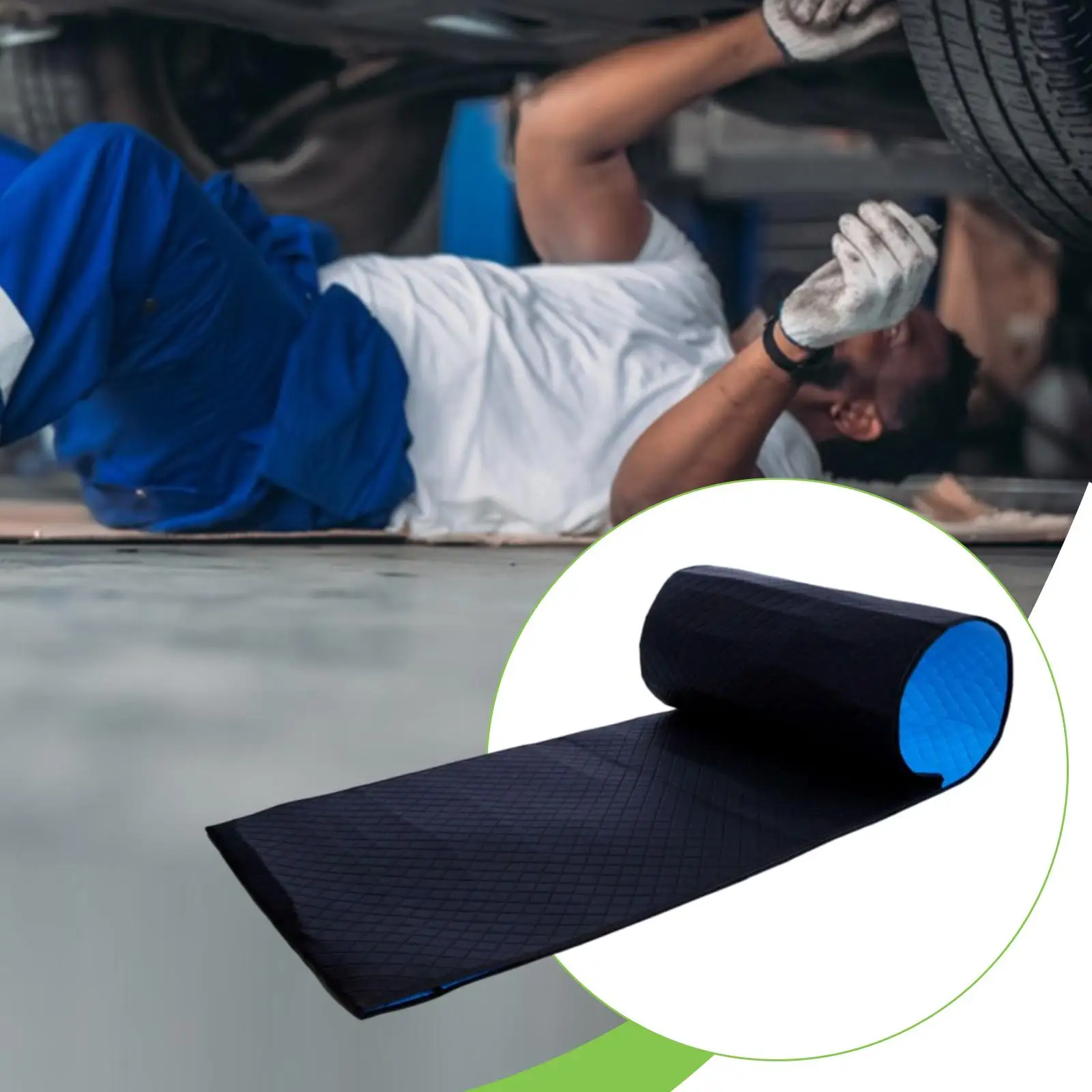 Automotive Rolling Creep Mat PU Material Foldable Floor Pad Car Mats for Mechanic Workshop and Garage