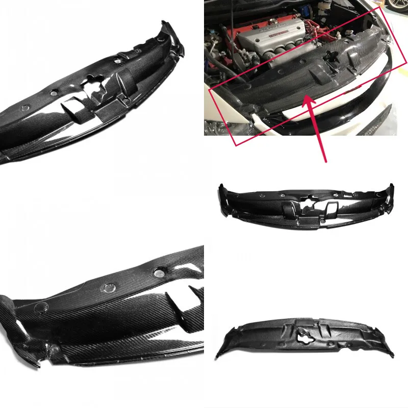 

For Honda Civic FD2 Carbon Fiber Cooling Slam Panel Radiator Cover Trim Car BodyKits