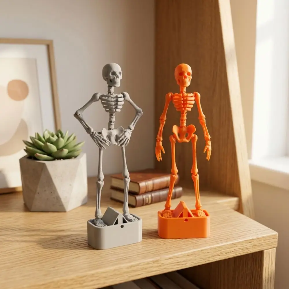 Air Pump Driven Dancing Skeleton Aquarium Bubbler Dancing Underwater 3D Printed Dynamic Skeleton Bubbler Realistic Plastic