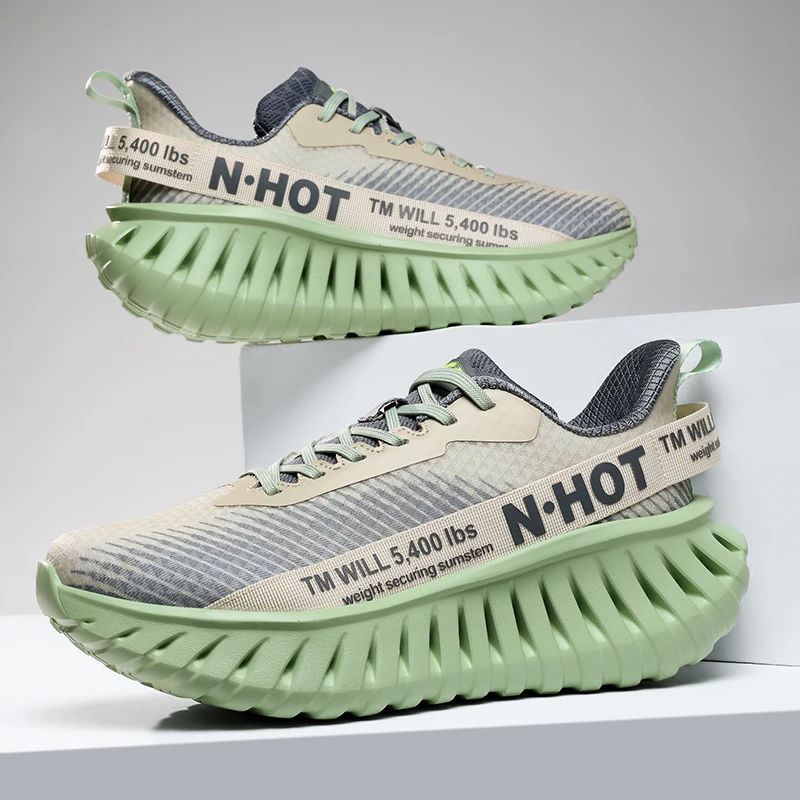 Nouvelles Chaussures de Course 2026 pour Hommes et Femmes – Respirantes, Semelle Lame, Légères, Amortissantes – Baskets Décontractées, Sportives, Polyvalentes et Tendance