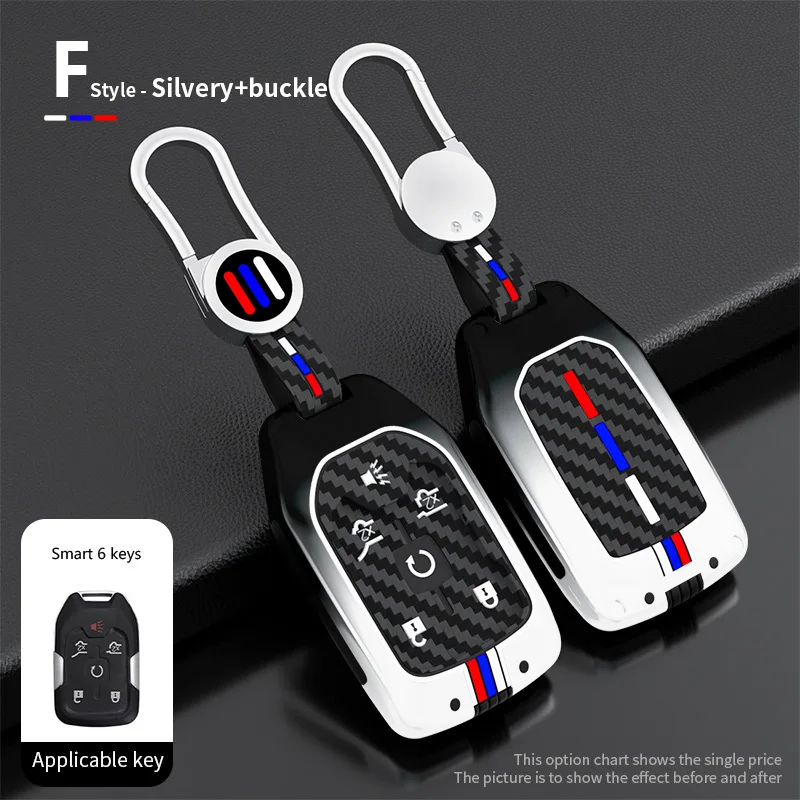 Car Remote Key Case Cover Shell for CHEVROLET Silverado GMC Sierra 1500 2500HD 3500HD Terrain Acadia 2020 2021 2022