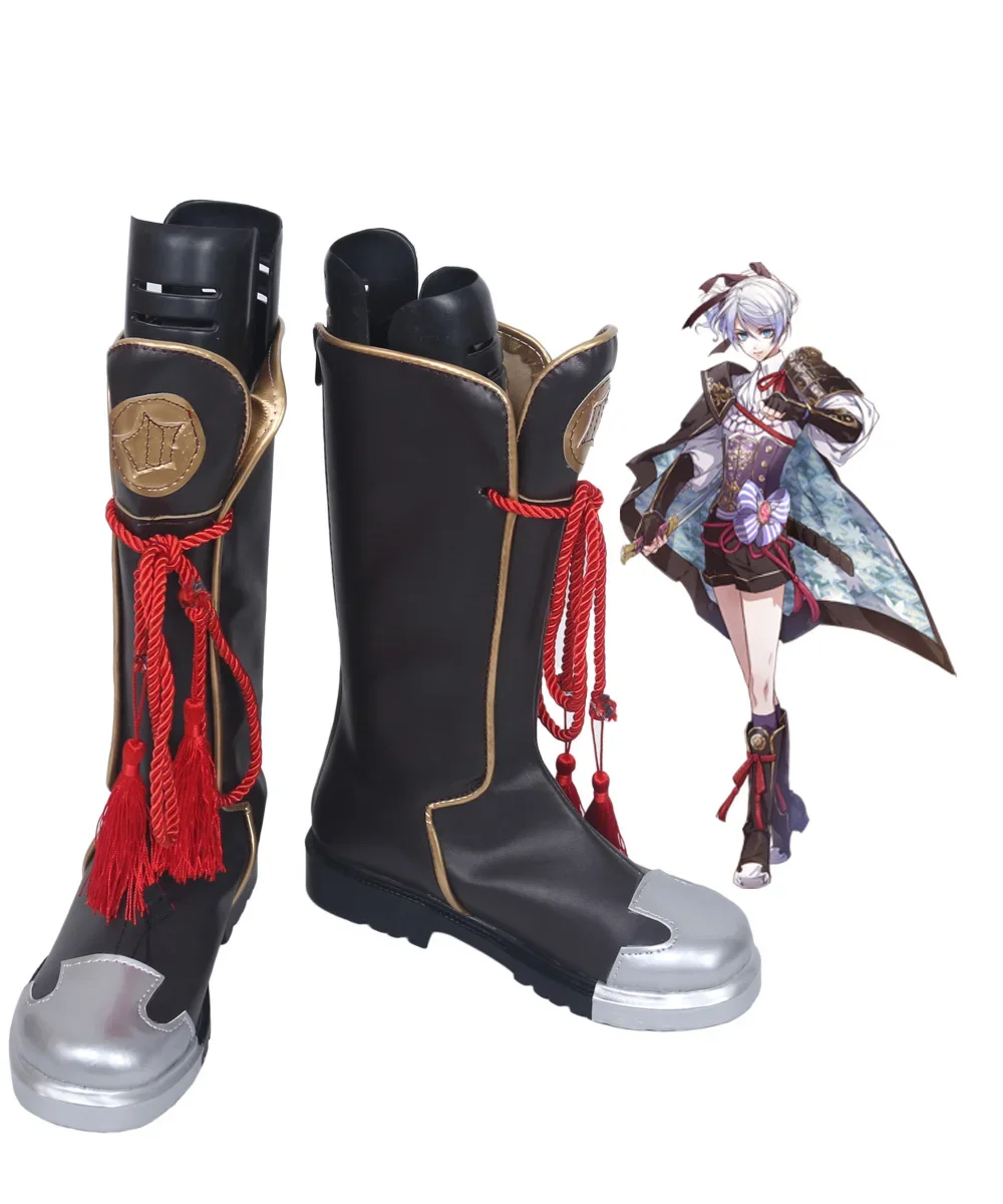 

Sengoku Night Blood Senbura Ranmanru Mori Cosplay Boots Shoes Custom Made