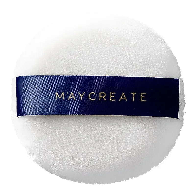 Luźny puder Puff Okrągły Przenośny podkład do twarzy Puff Miękka gąbka Narzędzie kosmetyczne Profesjonalny puder do makijażu